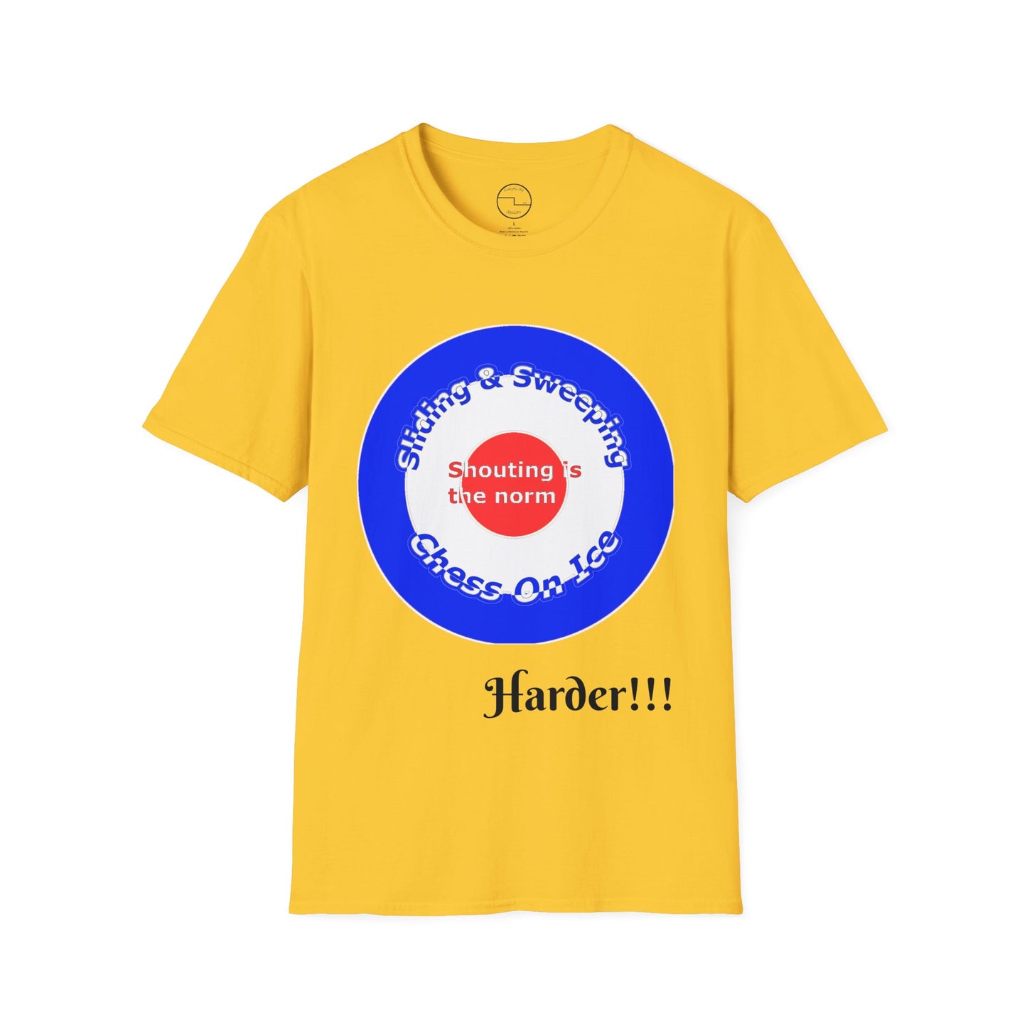 Curling(Chess on ice, shouting is the norm, sliding and sweeping) Tee | 100% Soft Cotton Eco-friendly