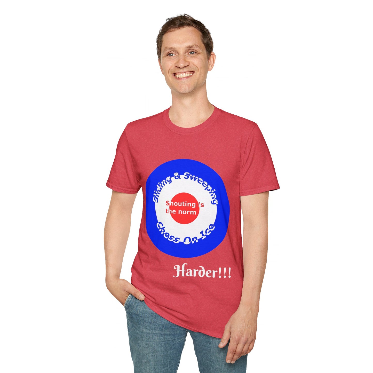 Curling(Chess on ice, shouting is the norm, sliding and sweeping) Tee | 100% Soft Cotton Eco-friendly
