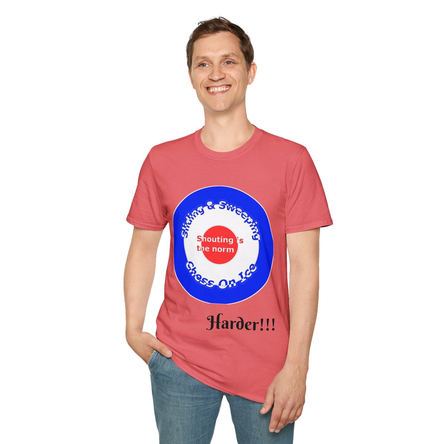 Curling(Chess on ice, shouting is the norm, sliding and sweeping) Tee | 100% Soft Cotton Eco-friendly