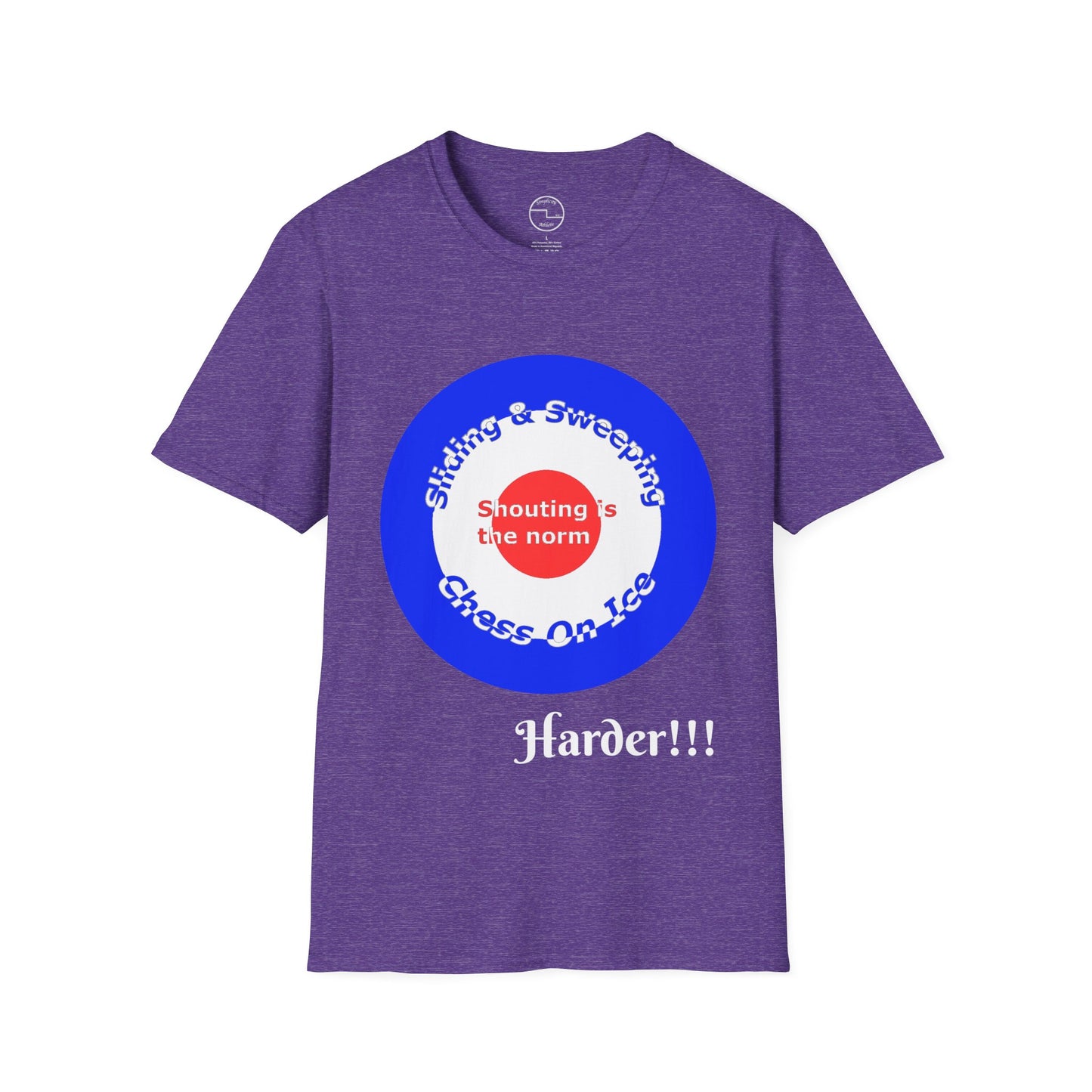 Curling(Chess on ice, shouting is the norm, sliding and sweeping) Tee | 100% Soft Cotton Eco-friendly