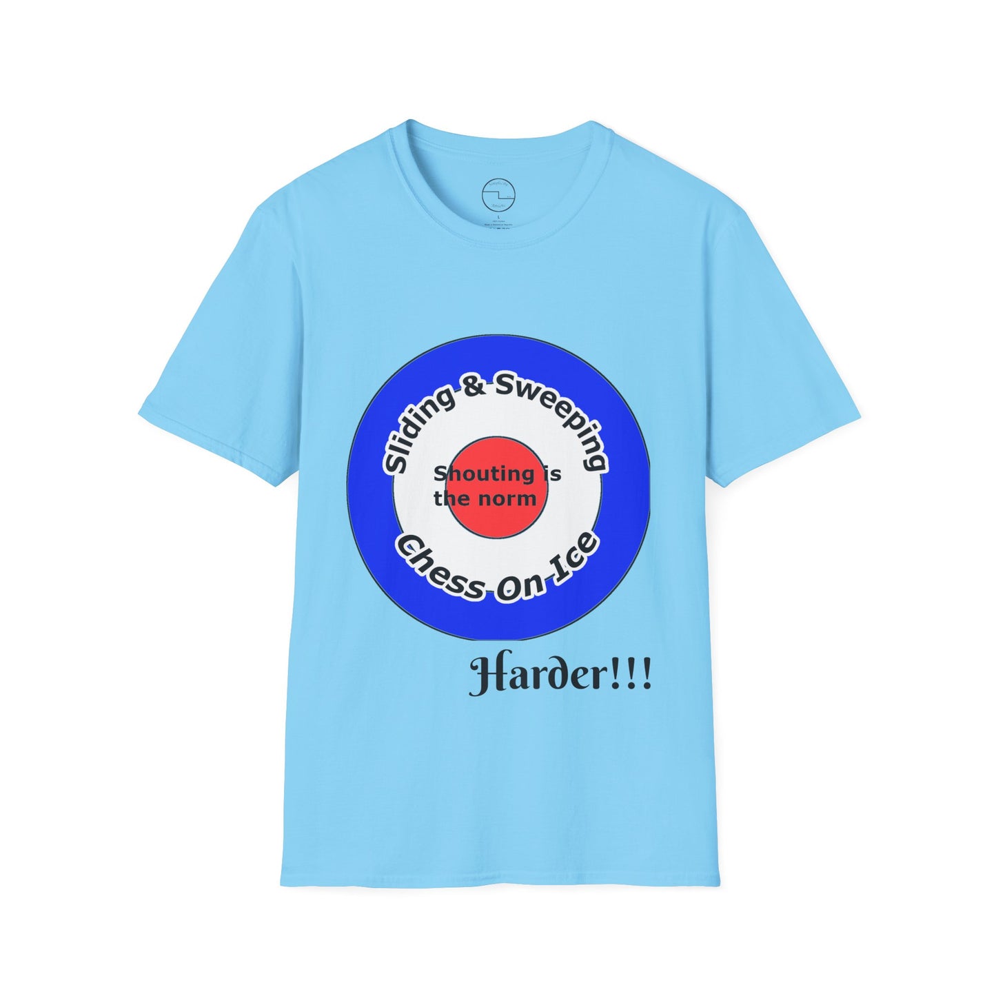 Curling(Chess on ice, shouting is the norm, sliding and sweeping) Unisex Softstyle T-Shirt