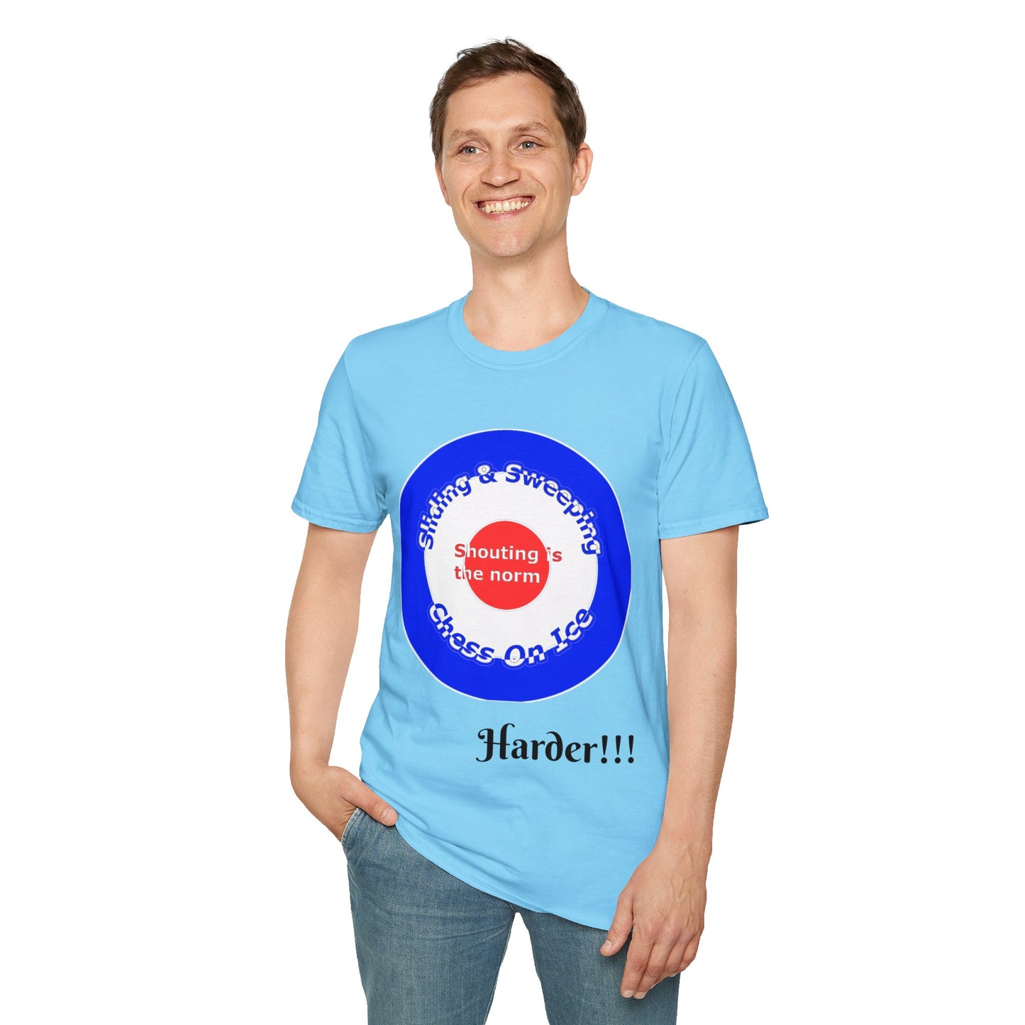 Curling(Chess on ice, shouting is the norm, sliding and sweeping) Tee | 100% Soft Cotton Eco-friendly