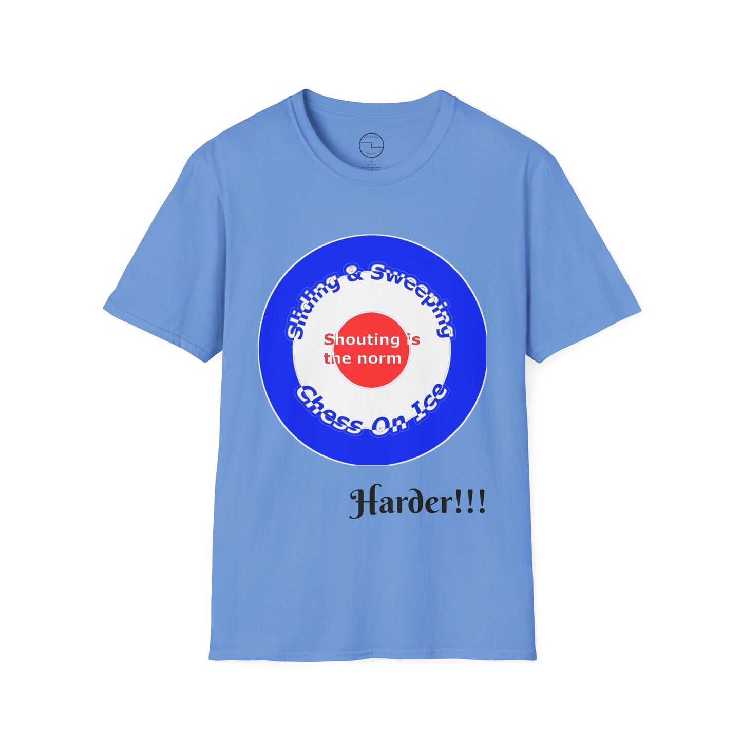 Curling(Chess on ice, shouting is the norm, sliding and sweeping) Tee | 100% Soft Cotton Eco-friendly