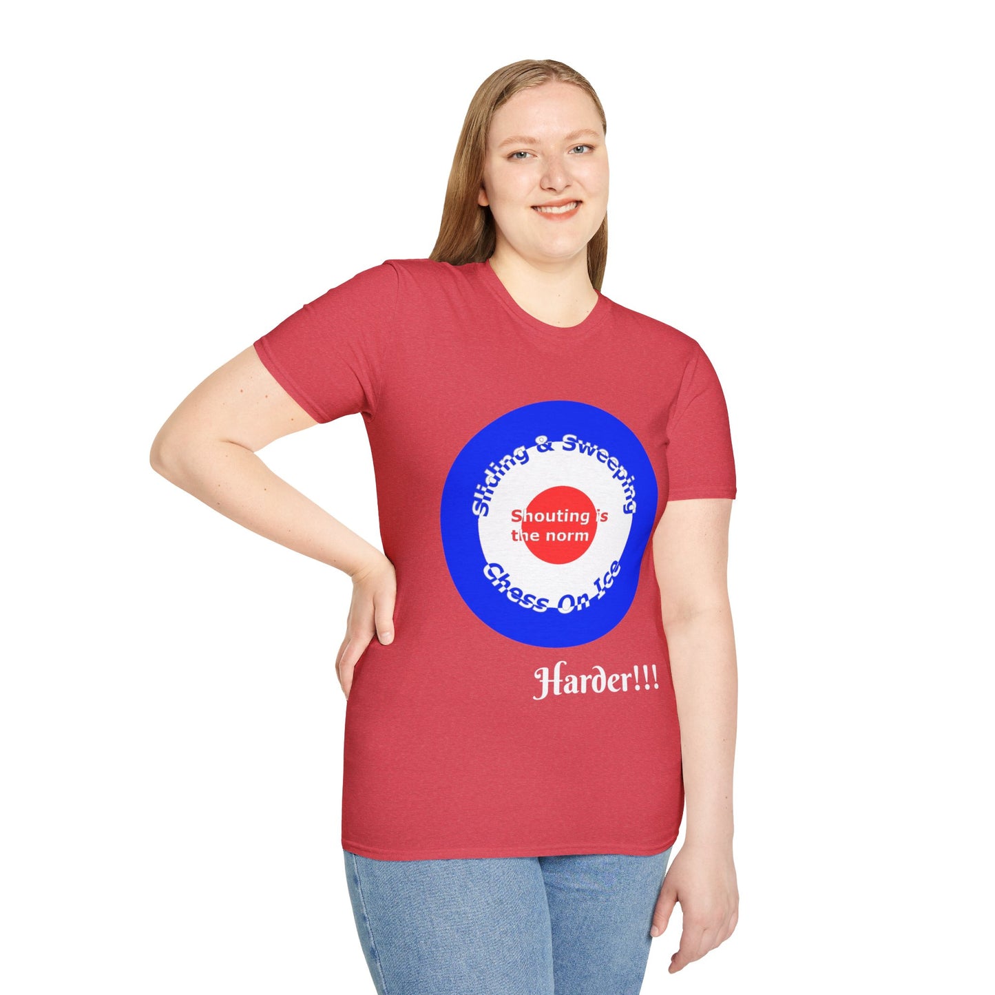 Curling(Chess on ice, shouting is the norm, sliding and sweeping) Tee | 100% Soft Cotton Eco-friendly