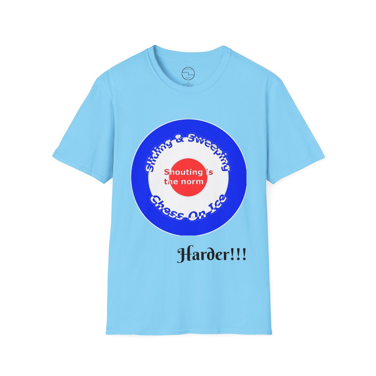 Curling(Chess on ice, shouting is the norm, sliding and sweeping) Tee | 100% Soft Cotton Eco-friendly