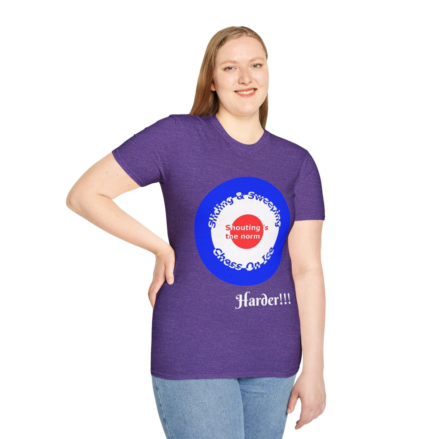 Curling(Chess on ice, shouting is the norm, sliding and sweeping) Tee | 100% Soft Cotton Eco-friendly