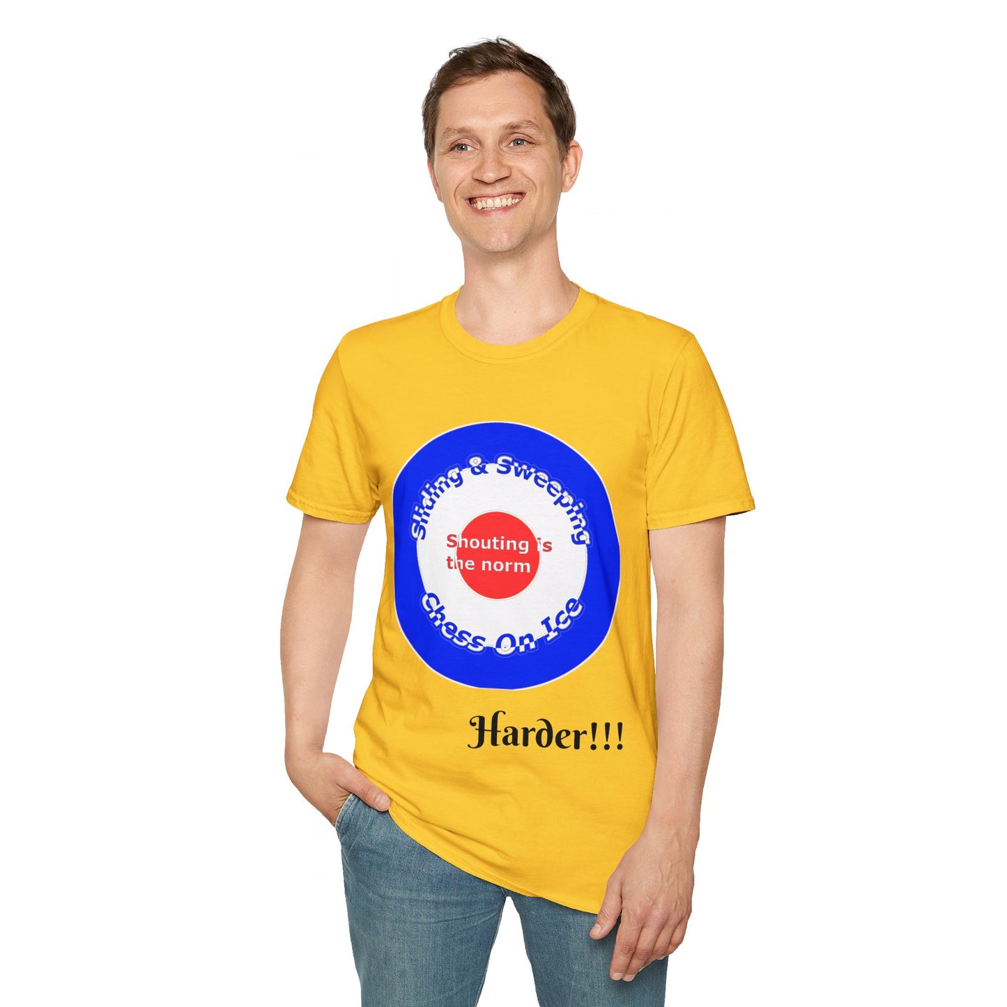 Curling(Chess on ice, shouting is the norm, sliding and sweeping) Tee | 100% Soft Cotton Eco-friendly