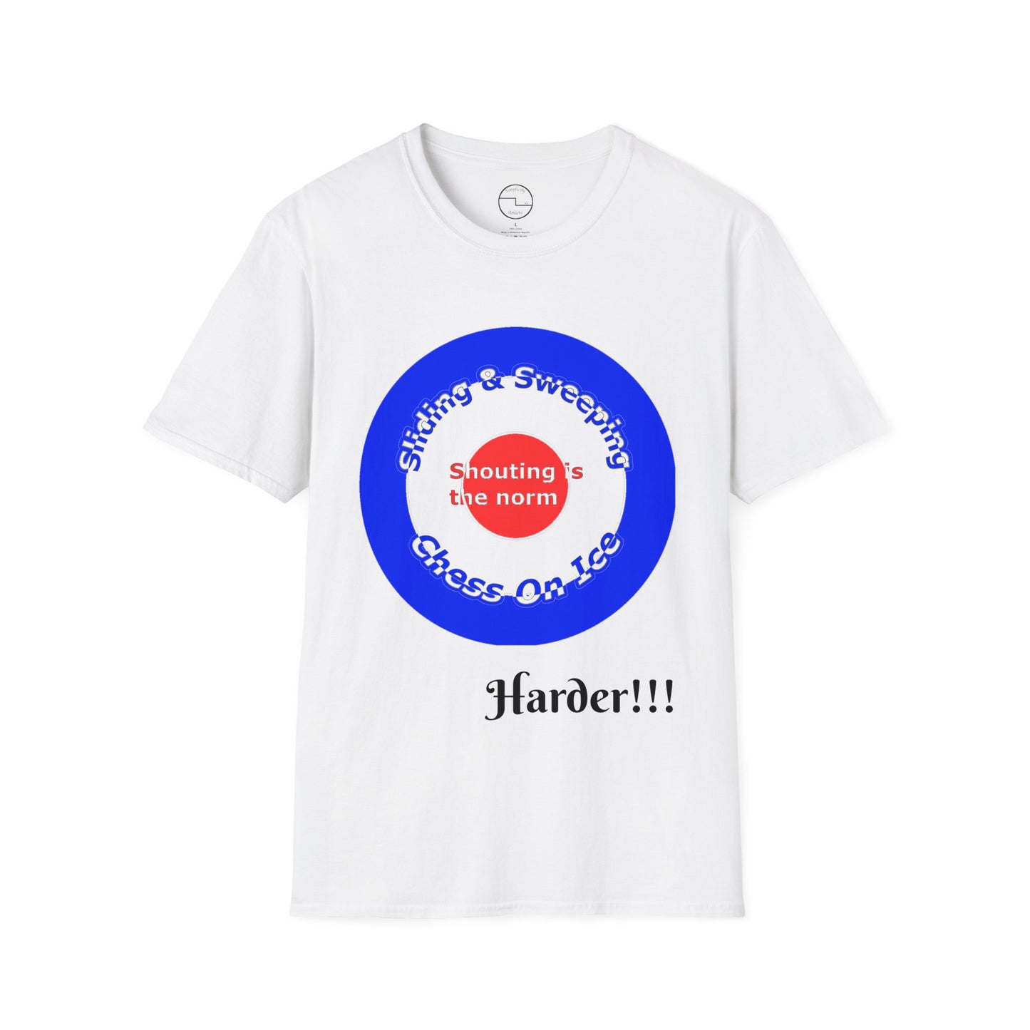 Curling(Chess on ice, shouting is the norm, sliding and sweeping) Tee | 100% Soft Cotton Eco-friendly