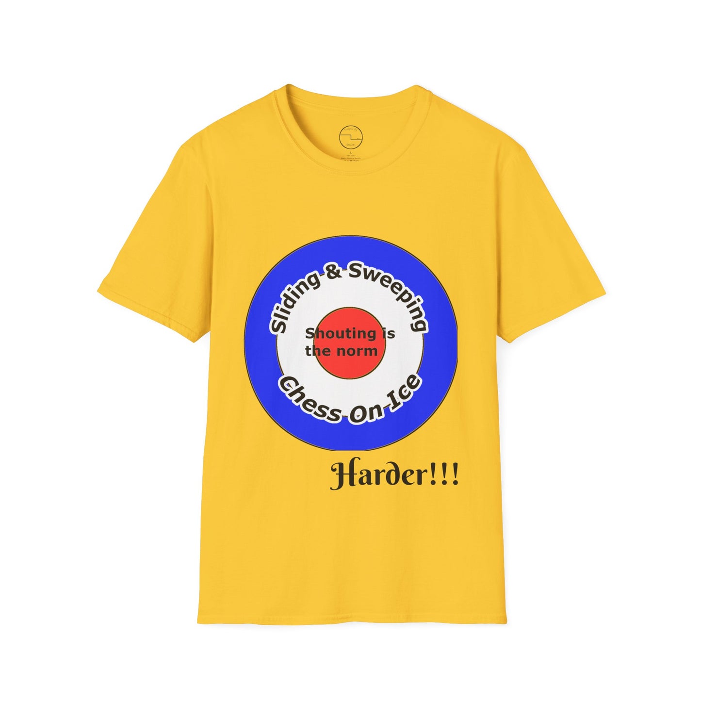 Curling(Chess on ice, shouting is the norm, sliding and sweeping) Unisex Softstyle T-Shirt