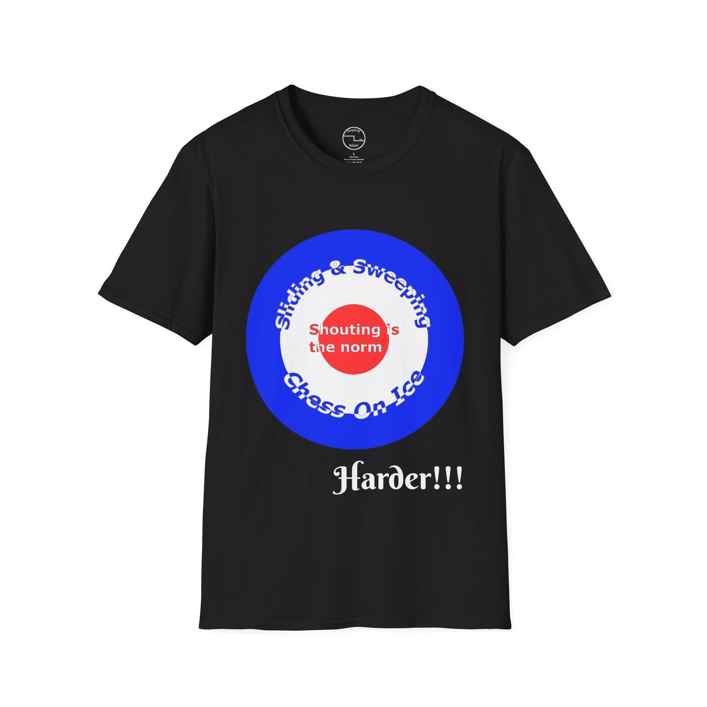 Curling(Chess on ice, shouting is the norm, sliding and sweeping) Tee | 100% Soft Cotton Eco-friendly