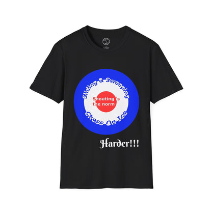 Curling(Chess on ice, shouting is the norm, sliding and sweeping) Tee | 100% Soft Cotton Eco-friendly