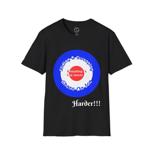 Curling(Chess on ice, shouting is the norm, sliding and sweeping) Tee | 100% Soft Cotton Eco-friendly