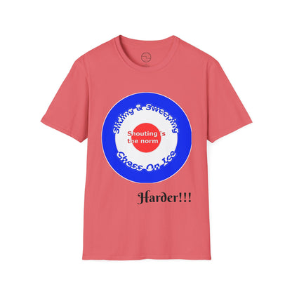 Curling(Chess on ice, shouting is the norm, sliding and sweeping) Tee | 100% Soft Cotton Eco-friendly