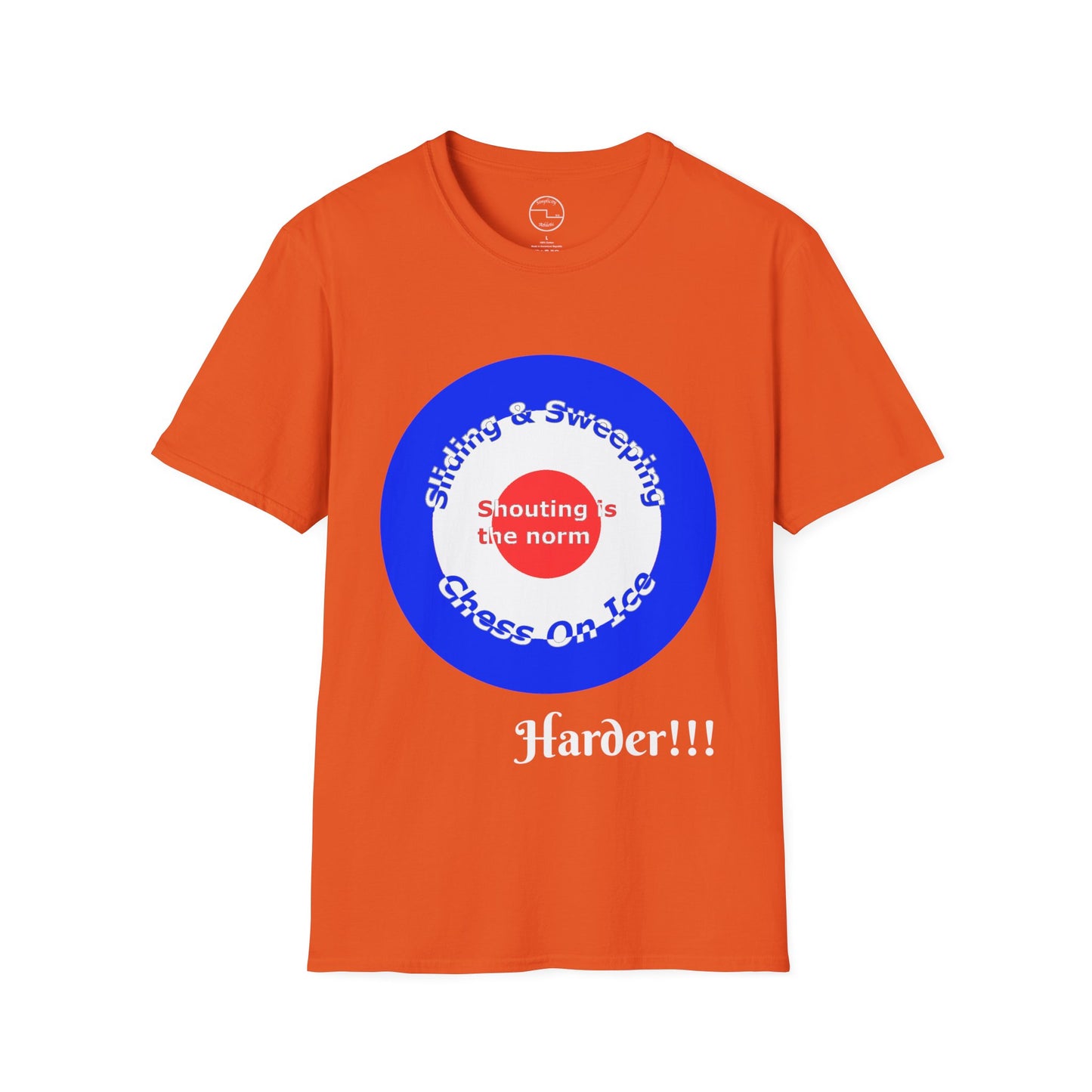 Curling(Chess on ice, shouting is the norm, sliding and sweeping) Tee | 100% Soft Cotton Eco-friendly