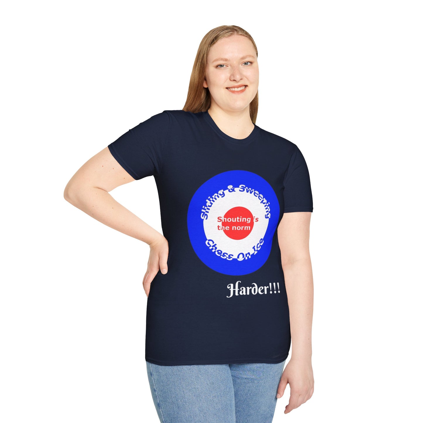 Curling(Chess on ice, shouting is the norm, sliding and sweeping) Tee | 100% Soft Cotton Eco-friendly