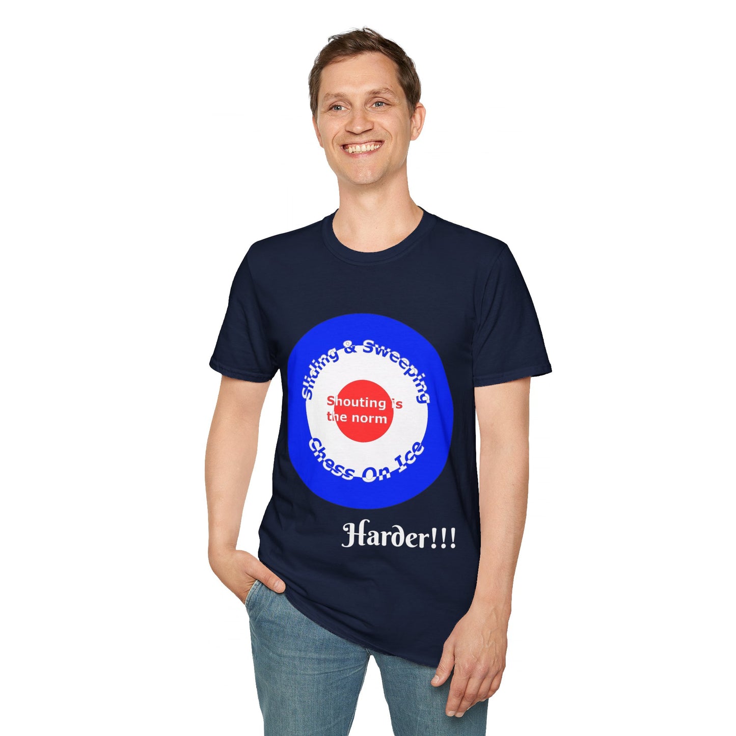 Curling(Chess on ice, shouting is the norm, sliding and sweeping) Tee | 100% Soft Cotton Eco-friendly