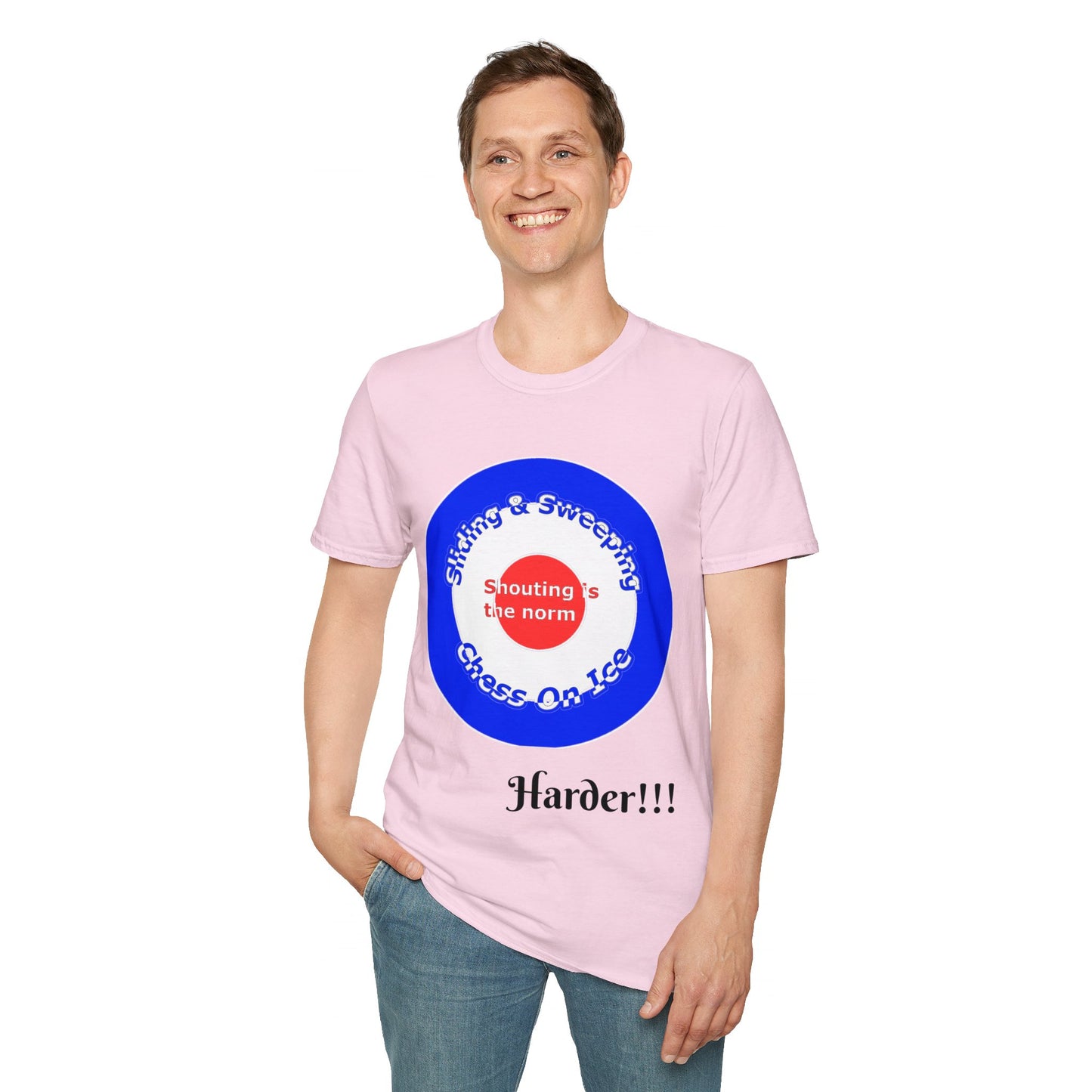 Curling(Chess on ice, shouting is the norm, sliding and sweeping) Tee | 100% Soft Cotton Eco-friendly
