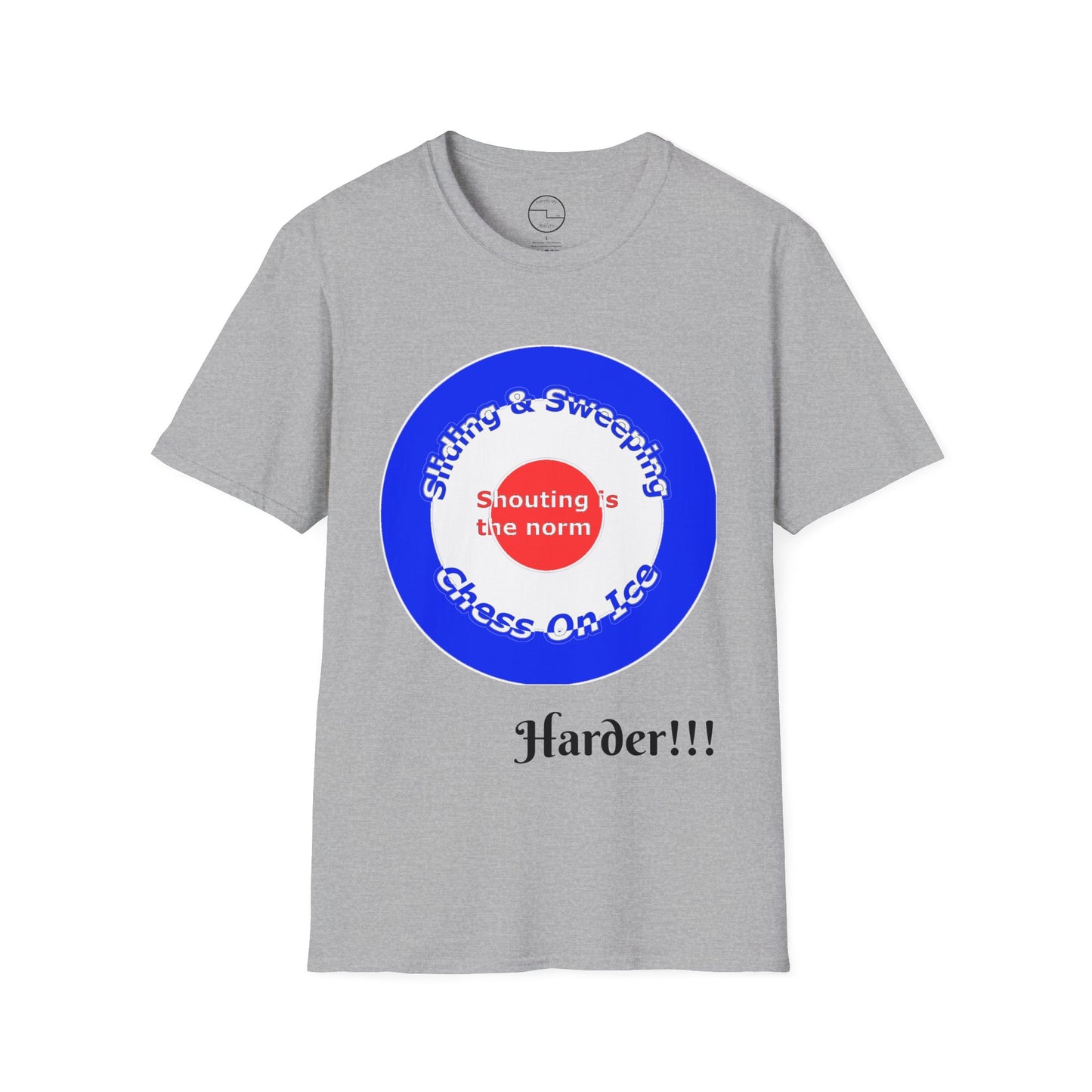 Curling(Chess on ice, shouting is the norm, sliding and sweeping) Tee | 100% Soft Cotton Eco-friendly