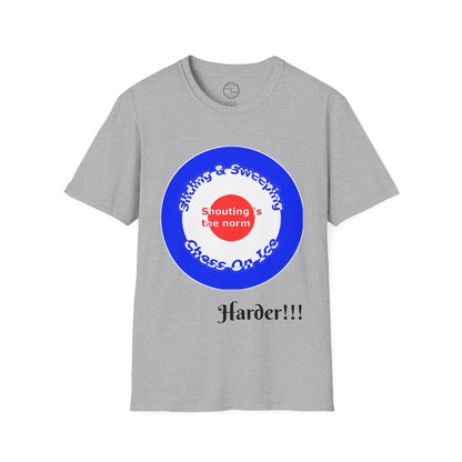 Curling(Chess on ice, shouting is the norm, sliding and sweeping) Tee | 100% Soft Cotton Eco-friendly