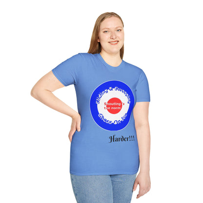 Curling(Chess on ice, shouting is the norm, sliding and sweeping) Tee | 100% Soft Cotton Eco-friendly