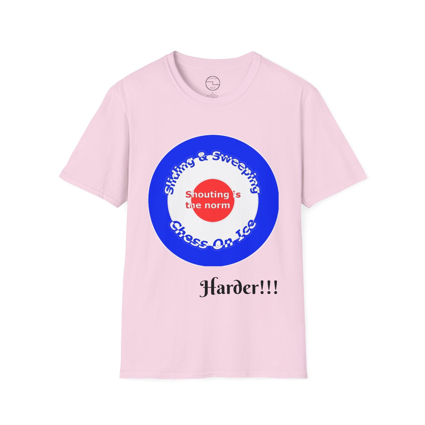 Curling(Chess on ice, shouting is the norm, sliding and sweeping) Tee | 100% Soft Cotton Eco-friendly