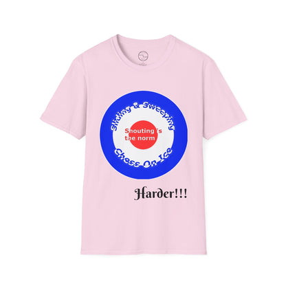 Curling(Chess on ice, shouting is the norm, sliding and sweeping) Tee | 100% Soft Cotton Eco-friendly