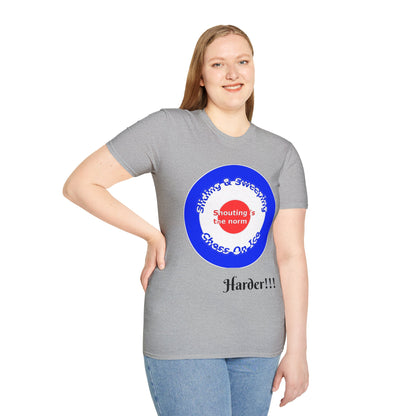 Curling(Chess on ice, shouting is the norm, sliding and sweeping) Tee | 100% Soft Cotton Eco-friendly