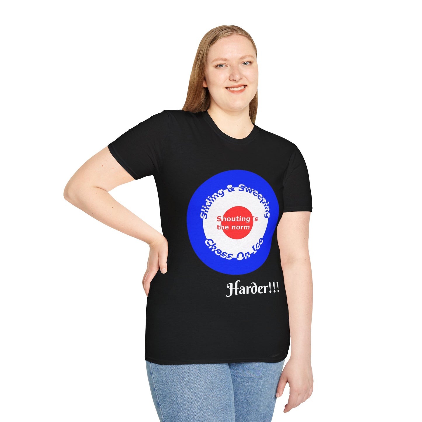 Curling(Chess on ice, shouting is the norm, sliding and sweeping) Tee | 100% Soft Cotton Eco-friendly