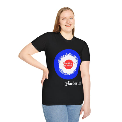 Curling(Chess on ice, shouting is the norm, sliding and sweeping) Tee | 100% Soft Cotton Eco-friendly