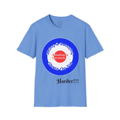 Curling(Chess on ice, shouting is the norm, sliding and sweeping) Tee | 100% Soft Cotton Eco-friendly