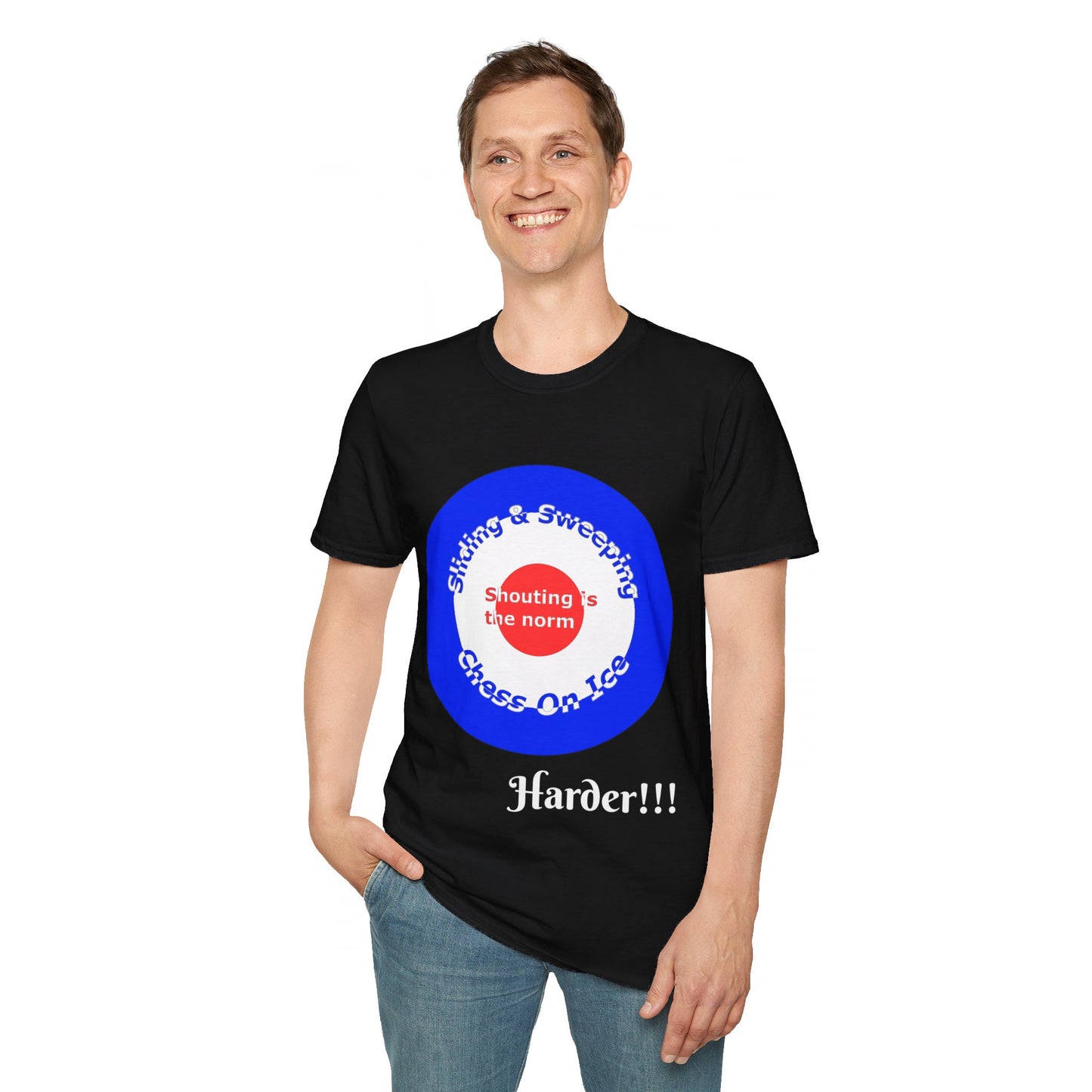 Curling(Chess on ice, shouting is the norm, sliding and sweeping) Tee | 100% Soft Cotton Eco-friendly