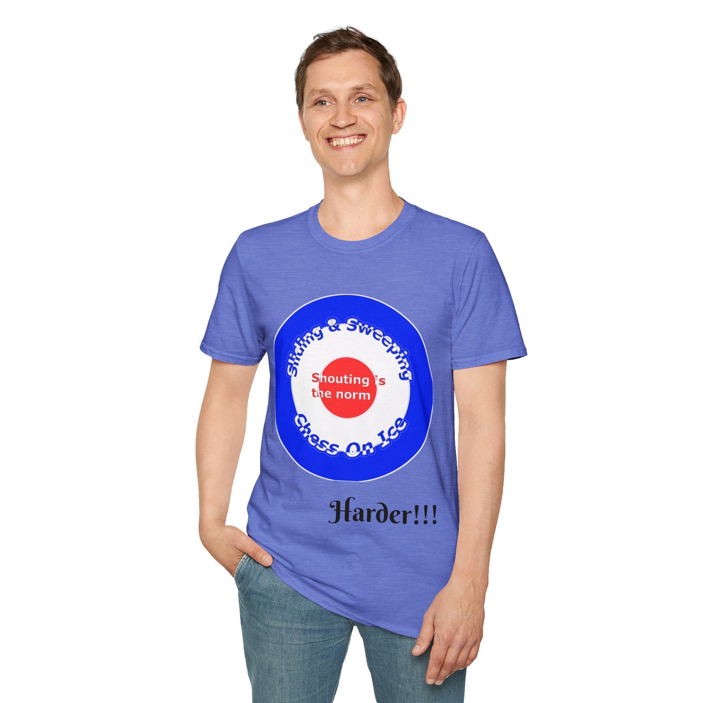 Curling(Chess on ice, shouting is the norm, sliding and sweeping) Tee | 100% Soft Cotton Eco-friendly