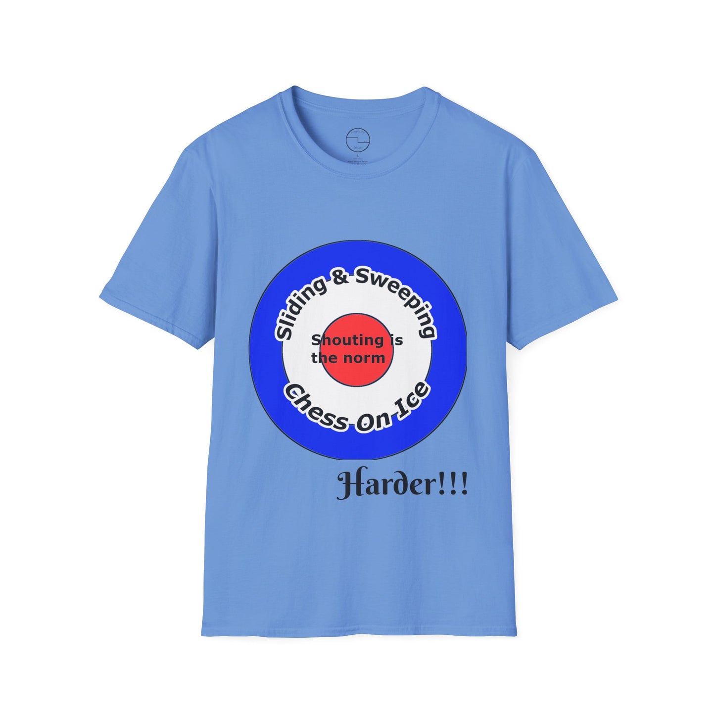 Curling(Chess on ice, shouting is the norm, sliding and sweeping) Unisex Softstyle T-Shirt
