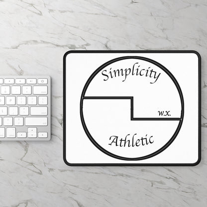 Simplicity Athletic Black Gaming Mouse Pad 9"x7" – Premium Precision, Non-Slip Surface, and Durable Design
