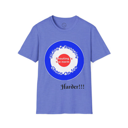 Curling(Chess on ice, shouting is the norm, sliding and sweeping) Tee | 100% Soft Cotton Eco-friendly