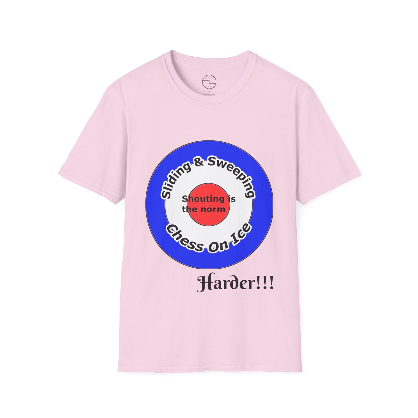 Curling(Chess on ice, shouting is the norm, sliding and sweeping) Unisex Softstyle T-Shirt
