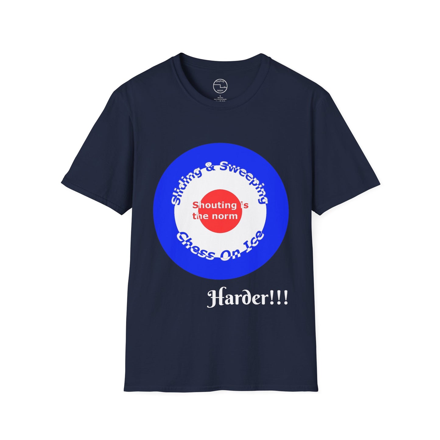 Curling(Chess on ice, shouting is the norm, sliding and sweeping) Tee | 100% Soft Cotton Eco-friendly