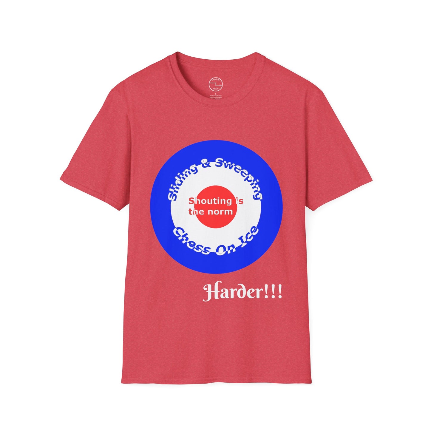 Curling(Chess on ice, shouting is the norm, sliding and sweeping) Tee | 100% Soft Cotton Eco-friendly