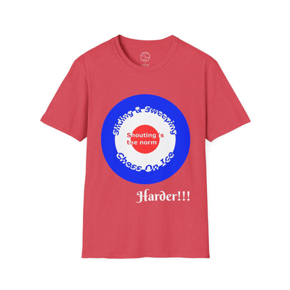 Curling(Chess on ice, shouting is the norm, sliding and sweeping) Tee | 100% Soft Cotton Eco-friendly