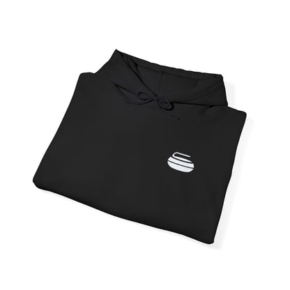 Curling Stone Embroidered Hoodie – Cozy Comfort for Curlers