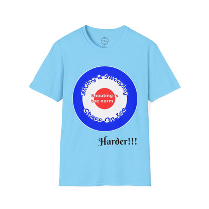 Curling(Chess on ice, shouting is the norm, sliding and sweeping) Tee | 100% Soft Cotton Eco-friendly