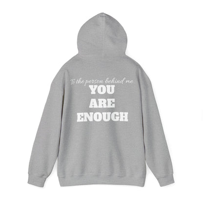 Life is short, follow your heart; You are enough; Double Sides Printed Motivational Unisex Hoodie