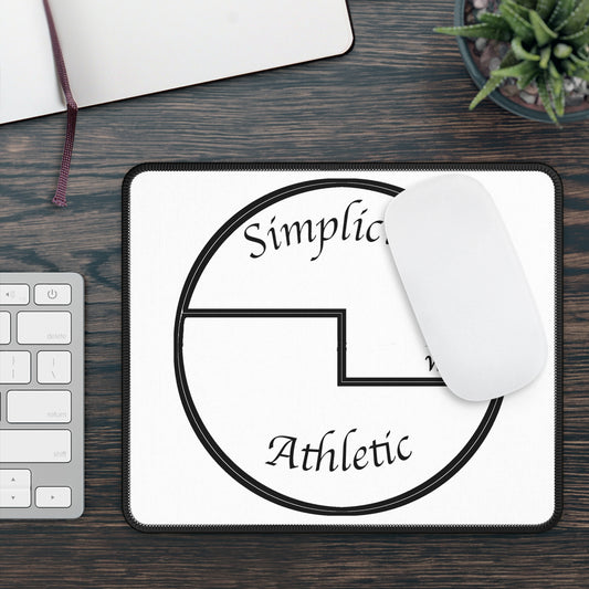 Simplicity Athletic Black Gaming Mouse Pad 9"x7" – Premium Precision, Non-Slip Surface, and Durable Design