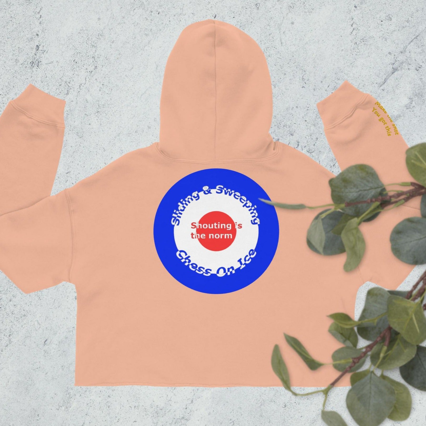 Pink Hoodie Curling House Pattern