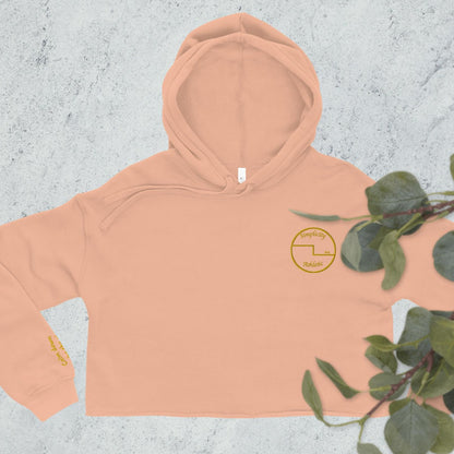 Pink Hoodie Front with sleeve embroidery